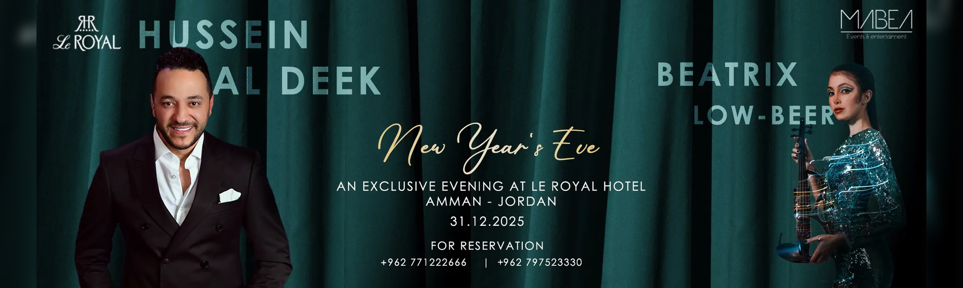 Hussein Al Deek and Beatrix