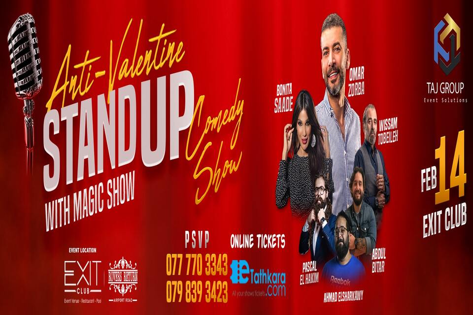 ANTI VALENTINE STANDUP COMEDY WITH MAGIC SHOW